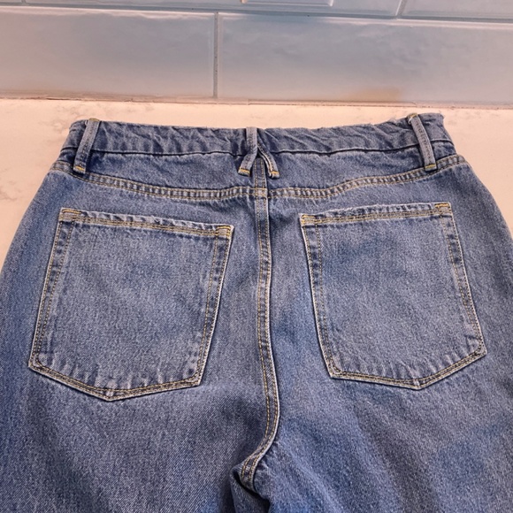 Good American good boy straight leg with split hem size 4 31”inseam - Picture 6 of 6